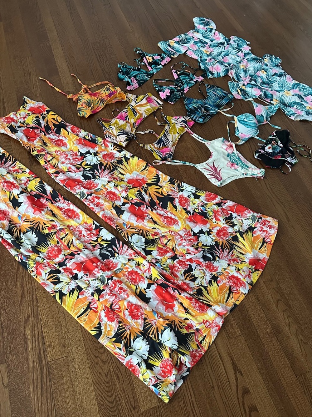 Hula Hawaiian Polynesian Troupe Lot Bathing Suits and Meet and Greet Dresses